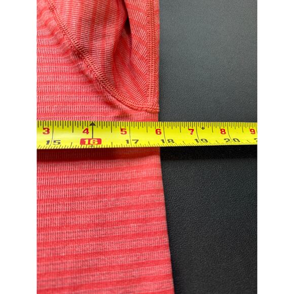 Lululemon Swiftly Tech Long Sleeve Crew Top Striped Heather Pink Size 10 - Picture 10 of 11